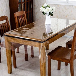 Şeffaf Pvc Ince Masa Örtüsü 0,15 mm 100 x 140 cm