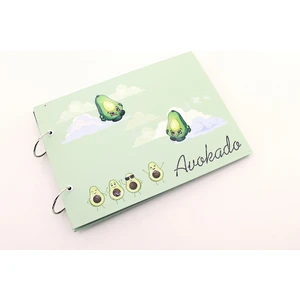 Avokado Tasarımlı Kendin Yap Fotoğraf Albümü Klaket