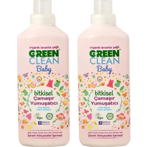 Green Clean Organik Lavanta Yağlı Baby Çamaşır Yumuşatıcısı 1000 ml 2 Adet