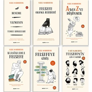 Nigel Warburton 6 Kitap Felsefe Seti (Felsefe Okuma Rehberi, A'dan Z'ye Düşünmek, Klasiklerle Felsefe, Felsefeye Giriş, Felsefenin Kısa Tarihi)