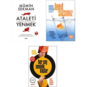 Ataleti Yenmek - Limit Sizsiniz - Her Şey Seninle Başlar - 3 Kitap - Mümin Sekman