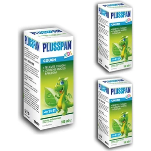 Plusspan Cough Kids 100 ml x 3 Adet