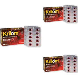 Tab İlaç Krilom Ultra Krill Oil 30 Kapsül x 3 Adet
