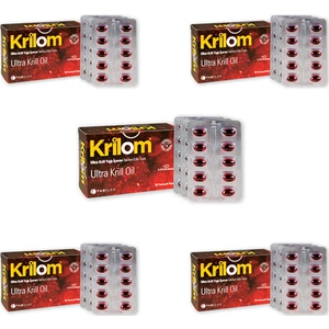 Tab İlaç Krilom Ultra Krill Oil 30 Kapsül x 5 Adet