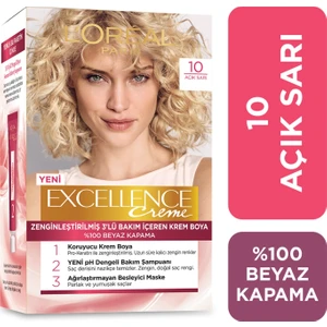L'Oréal Paris Loreal Paris Excellence Creme Saç Boyası 10 Açık Sarı