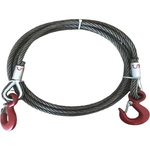 Lidersan Çelik 10 mm Kalınlıkta 5 m 7 Tona Kadar Çekebilen Çelik Çekme Halatı