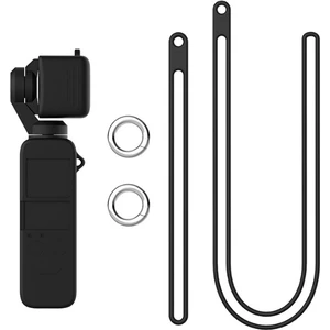 Dji Osmo Pocket Koruyucu Silikon Kılıf+El ve Boyun Strap Askısı AL-32288
