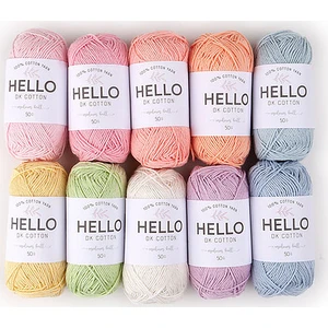 Punch ve Amigurumi İplik Seti 25G x 12 Adet Pastel Renkler
