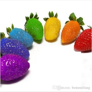 Serdar Çam Tohumculuk Saksılık 9 Farklı Renk Çilek Tohumu Ekim Seti 18 Tohum Saksı Toprak Kombin