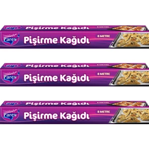 3 'lü Pişirme Kağıdı 8 Mt.