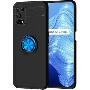 Realme 7 Pro Kılıf Zore Yüzük Standlı Ravel Silikon