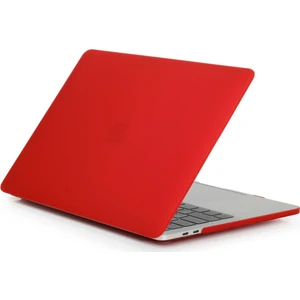 Macbook Air 13.3" Air A2179 Kılıf 2in1 Mat Doku Case 2020 Kırmızı