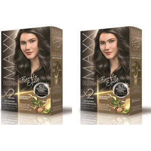 Maxx Deluxe 6.1 Küllü Koyu Kumral Saç Boyası x 2