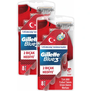 Blue3 Kullan At Tıraş Bıçağı 8\'li x 2 Adet