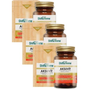 Shiffa Home 3 Adet Shiffa Home Aksuvit 750 Mg 80 Tablet