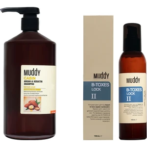 Zayıf Saçlar Için Cabın Argan Keratin Şampuan 1000 ml + Durulanmayan  Bakım Kremi B-Toxes Lock II 190 ml
