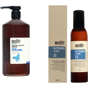 Dökülme Önleyici Horse Taıl Şampuan 1000 ml + Durulanmayan Bakım Kremi B-Toxes Lock II 190 ml