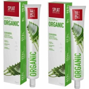 Splat Organic 75 ml Diş Macunu 2 Adet
