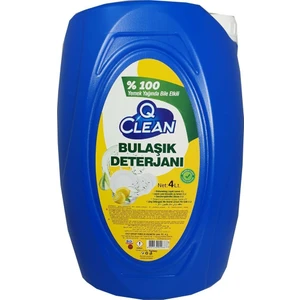 Q Clean Sıvı Bulaşık Deterjanı Limon 4 lt
