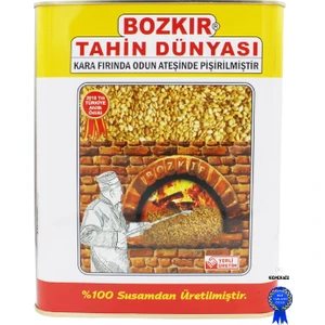 Bozkır Tahin Dünyası Kepeksiz Tahin 4600 gr Teneke