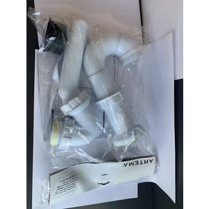 Plastik Lavabo Sifonu Süzgeç Dahil