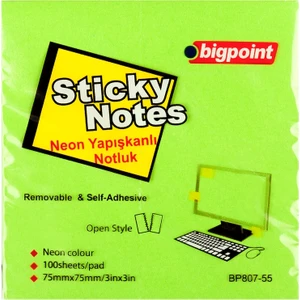 Bp807-55 Y.Not Kagıdı 75X75 Neon Yesıl