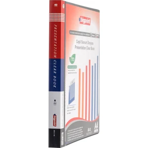 Bp211-95 Sunum Dosyası Ceplı 40 Lı Sıyah