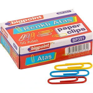 Pvc Kapli Renkli Ataş No:3 28Mm