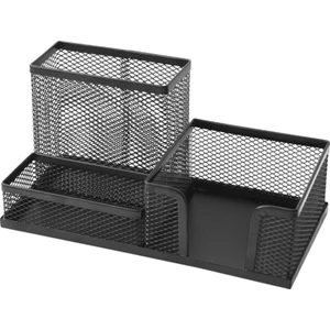 Metal Perfore 3 Gözlü Set Siyah
