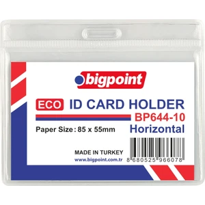 Eco Kart Poşeti Yatay 85 x 55mm