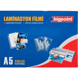 A5 Laminasyon Filmi  125 Micron Bp695
