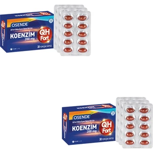 Tab İlaç Osende Koenzim Qh Fort 30 Kapsül x 2 Adet