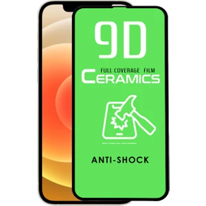 Apple iPhone 12 Tam Kaplayan Seramik Nano Esnek Ekran Koruyucu Şeffaf