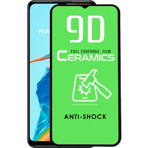 Huawei P30 Lite Tam Kaplayan Seramik Nano Esnek Ekran Koruyucu Şeffaf