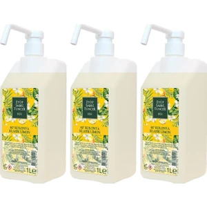 Eyüp Sabri Tuncer Klasik Limon Kolonyası 80 Derece 1 lt Sprey Başlıklı x 3 Adet