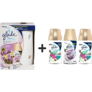 Otomatik Sistem+ Lavanta Ferahlığı+ Tropikal Floral x Lavanta Ferahlığı x Tropikal Floral = 3 x 269 ml