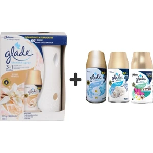 Otomatik Sprey+ Ipeksi Vanilya+ Temizliğin Ferahlığıx Temiz Çarşaf Ferahlığıx Tropikal Floral= 3x 269 ml