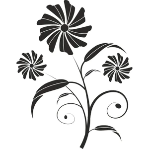 Çiçek Deseni Folyo Sticker