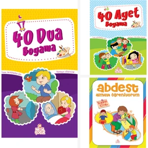 Nesil Çocuk Yayınları 40 Ayet Boyama Kitabı & 40 Dua Boyama Kitabı