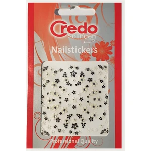 Credo Solingen Nail Sticker Tırnak Sticker Süsü Black White Flowers