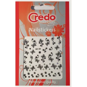 Credo Solingen Nail Sticker Tırnak Sticker Süsü Eskiz Kelebek ND09