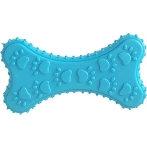 Diş Kaşıyıcı Kemik Şekilli Pati Desenli Köpek Oyuncağı 10 cm