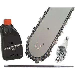 Hsgl Motorlu Testere 3/25 36 Diş Pala Zincir Yağ Ege Buji Set