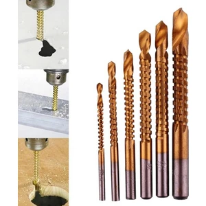 Profi̇sher Titanyum Kaplı Hss Havşa Matkap Ucu 4/5/6/7/8 mm 6'lı Set