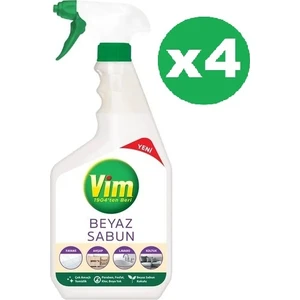 Beyaz Sabun Sprey 750 ml x 4
