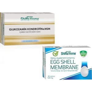 Shiffa Home Glucosamine Chondroitin & Msm 60 Tablet ve Yumurta Kabuğu Zarı 30 Kapsül Seti