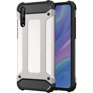 Caseart Huawei P Smart S Kapak Çift Katmanlı Zırh Tank Kılıf - Gri