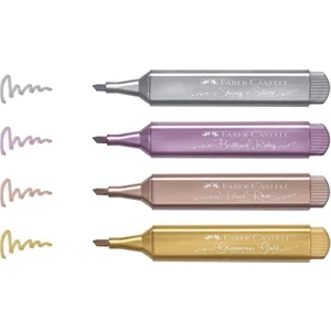 46 Metalik Fosforlu Kalem 4 Renk