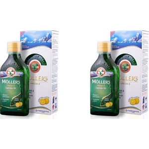 Möller's Omega 3 Balık Yağı 250 ml Limon 2'li Paket