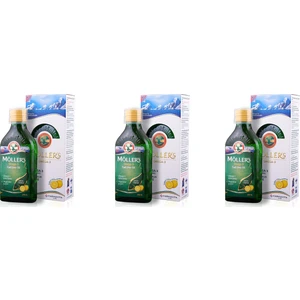 Möller's Omega 3 Balık Yağı 250 ml Limon 3'lü Paket